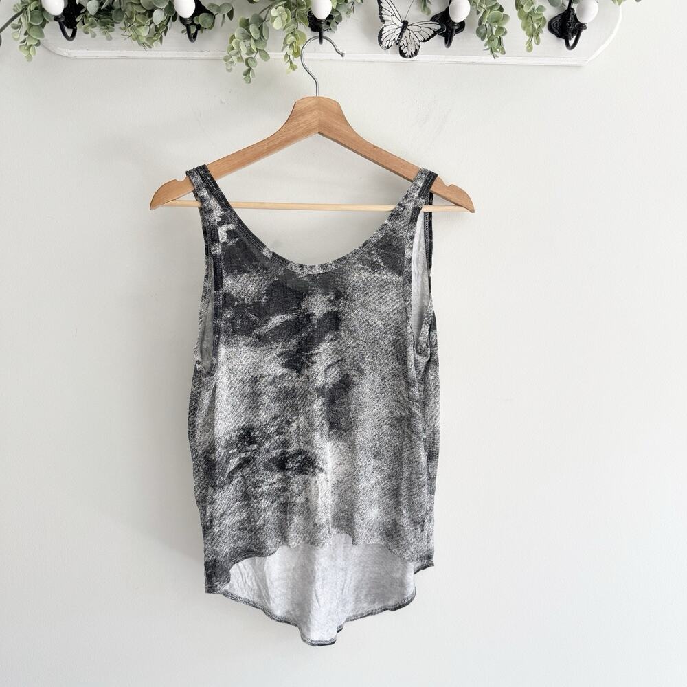 Helmut Smudge Print Grey Modal Tank Top Medium SS503 - Picture 4 of 5